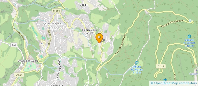 localisation de l'entreprise MONSIEUR FELIX JAMBON  SAINT-MARTIN-D'URIAGE