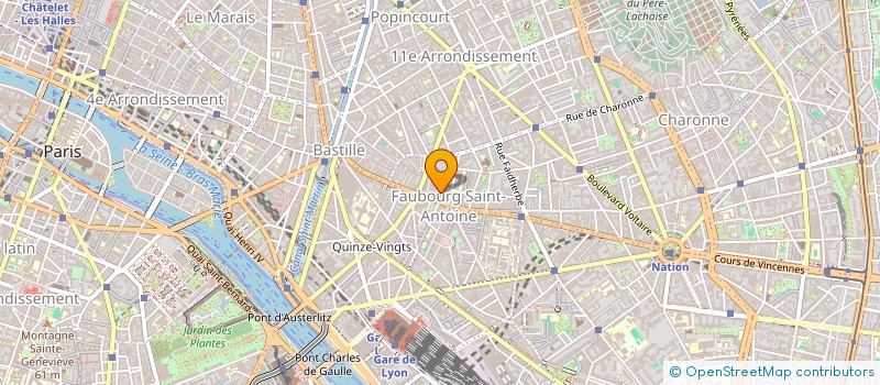 localisation de l'entreprise MONSIEUR FELIX JAVELOT WARD  PARIS