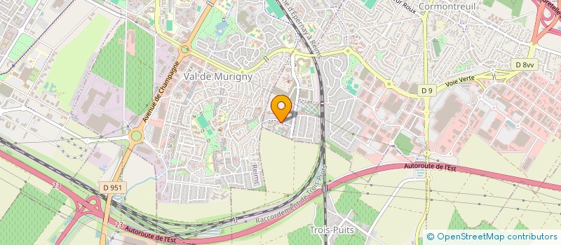 localisation de l'entreprise MONSIEUR FELIX JOAQUIM HAMAIDE  CORMONTREUIL