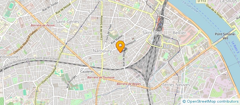 localisation de l'entreprise MONSIEUR FELIX JOUBERT  BORDEAUX