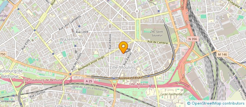 localisation de l'entreprise MONSIEUR FELIX JULLIEN à LILLE