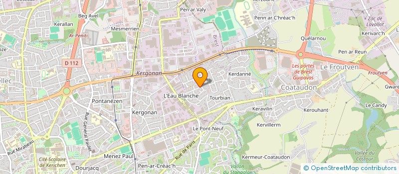 localisation de l'entreprise MONSIEUR FELIX KHATCHATUROV  GUIPAVAS