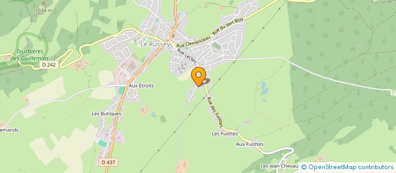 localisation de l'entreprise MONSIEUR FELIX KIHL  LE RUSSEY