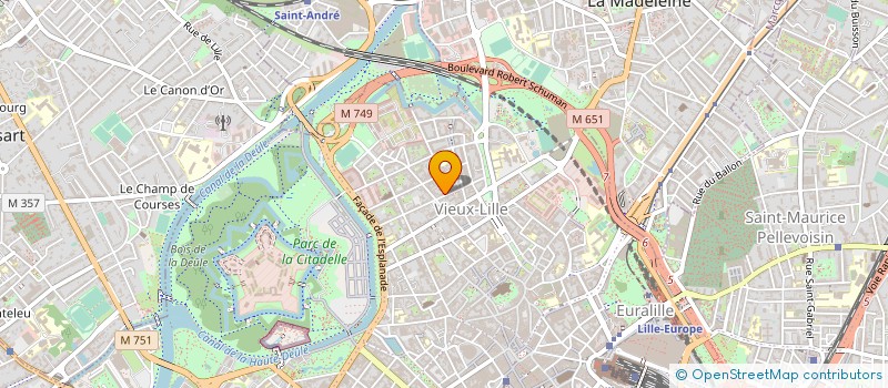 localisation de l'entreprise MONSIEUR FELIX LAHU à LILLE