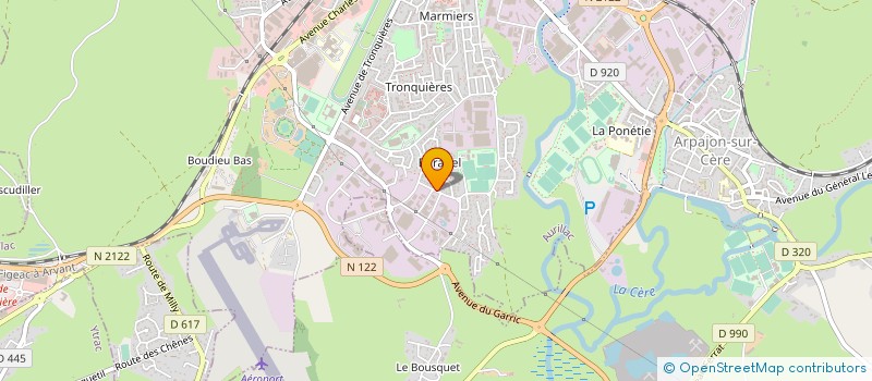 localisation de l'entreprise MONSIEUR FELIX LANTUEJOUL à AURILLAC