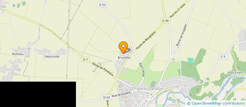 localisation de l'entreprise MONSIEUR FELIX LAPILUS  CHATEAU-LANDON