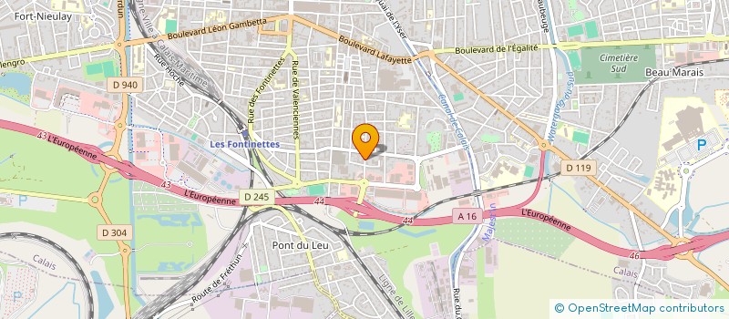 localisation de l'entreprise MONSIEUR FELIX LAWSON à CALAIS
