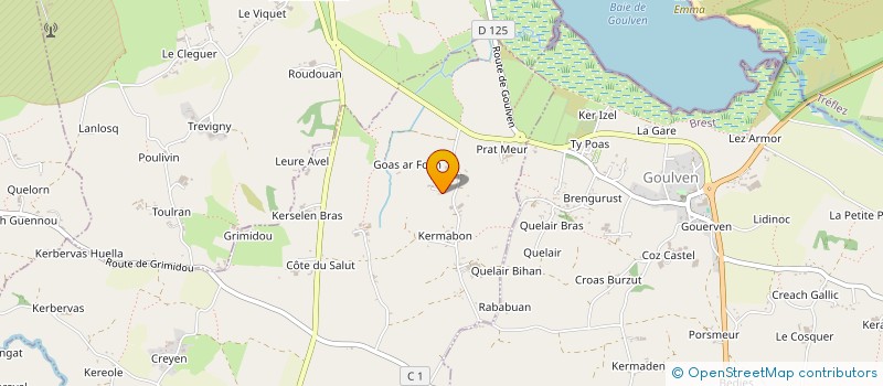 localisation de l'entreprise MONSIEUR FELIX LE MOAN  PLOUIDER