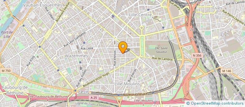 localisation de l'entreprise MONSIEUR FELIX LETOT à LILLE