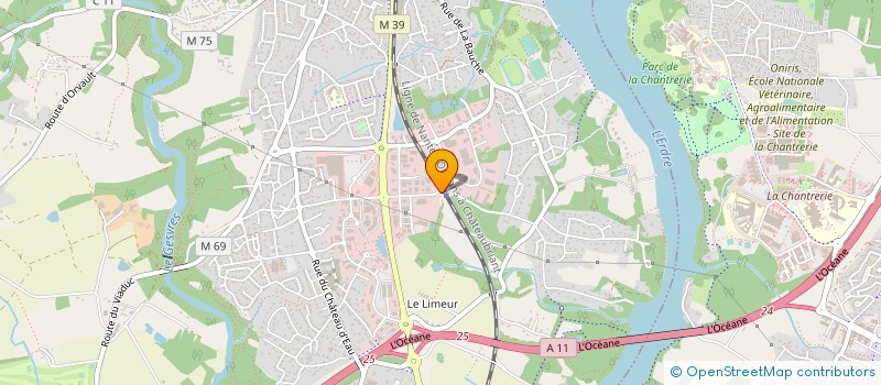 localisation de l'entreprise MONSIEUR FELIX LIBOT  LA CHAPELLE-SUR-ERDRE