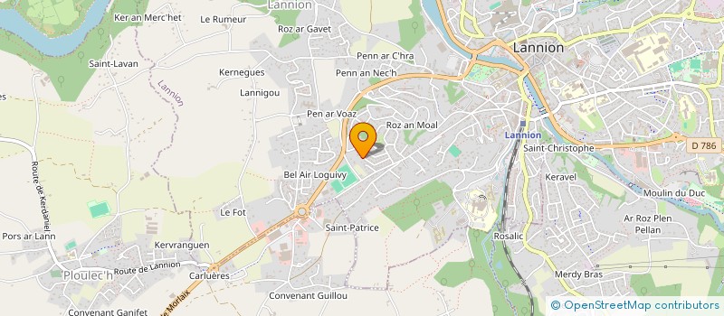 localisation de l'entreprise MONSIEUR FELIX LUCAS à LANNION
