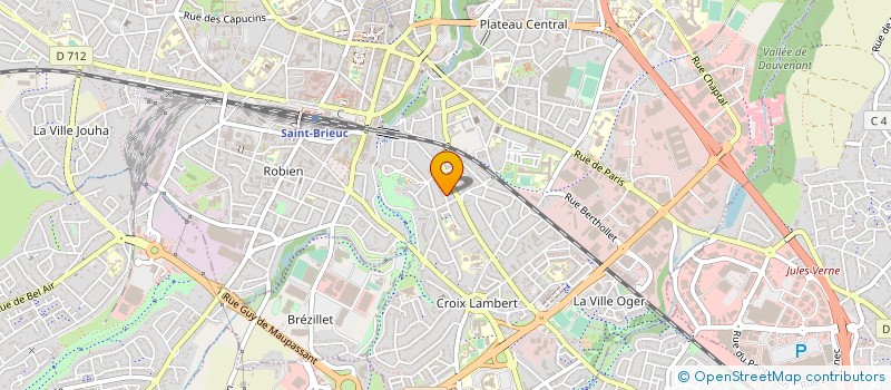 localisation de l'entreprise MONSIEUR FELIX MABANDZA à SAINT-BRIEUC