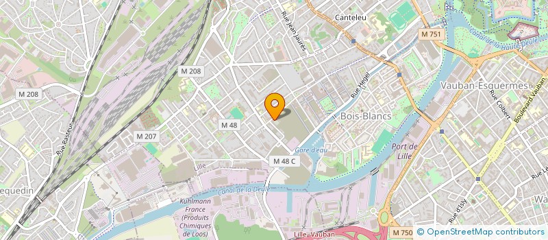 localisation de l'entreprise MONSIEUR FELIX MARCOTTE-RUFFIN à LILLE