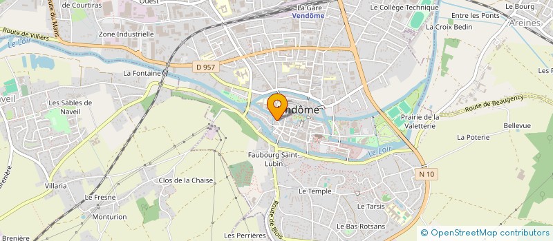 localisation de l'entreprise MONSIEUR FELIX MARMION à VENDOME