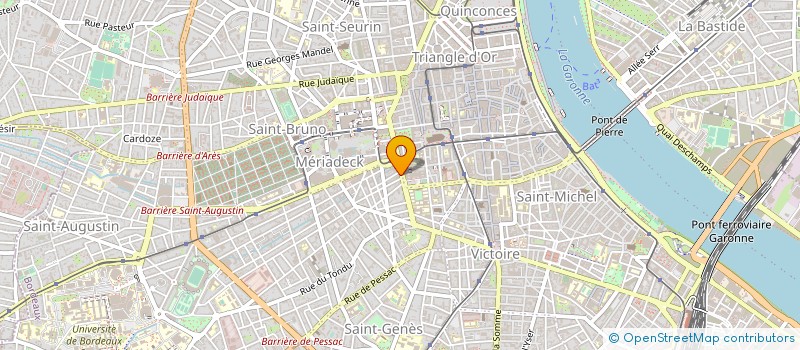 localisation de l'entreprise MONSIEUR FELIX MARSEILLE à BORDEAUX