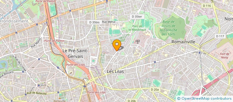 localisation de l'entreprise MONSIEUR FELIX MEDIONI à LES LILAS