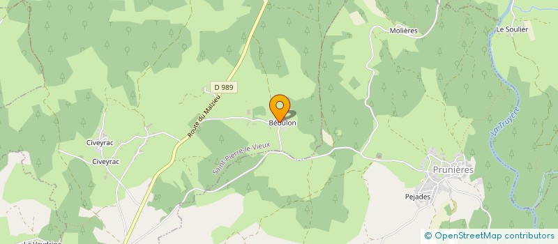 localisation de l'entreprise MONSIEUR FELIX MEISSONNIER  SAINT-PIERRE-LE-VIEUX