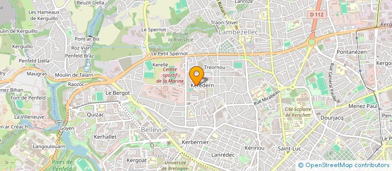localisation de l'entreprise MONSIEUR FELIX MENN à BREST