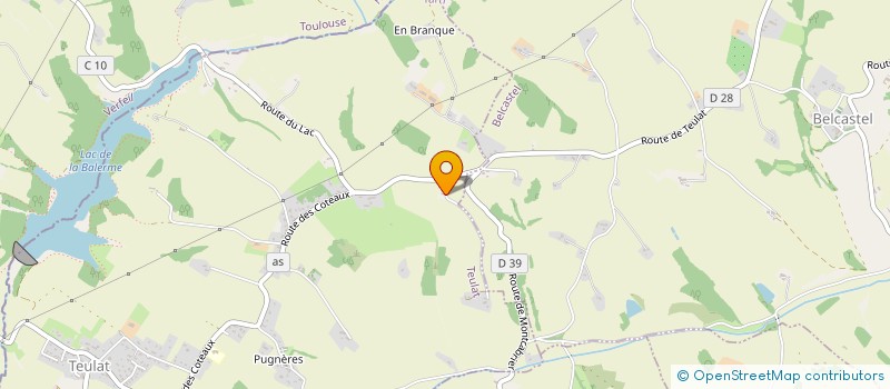 localisation de l'entreprise MONSIEUR FELIX MERCIER  TEULAT