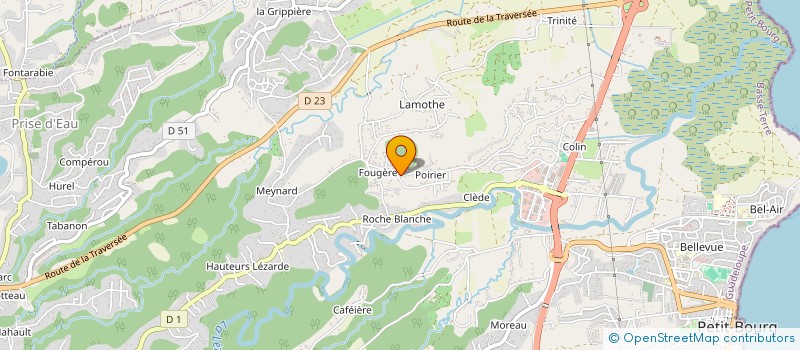 localisation de l'entreprise MONSIEUR FELIX MERI à PETIT-BOURG