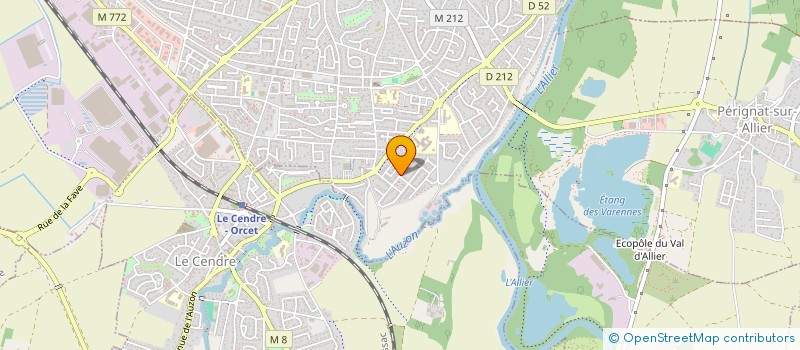 localisation de l'entreprise MONSIEUR FELIX MEZONNIER  COURNON D AUVERGNE