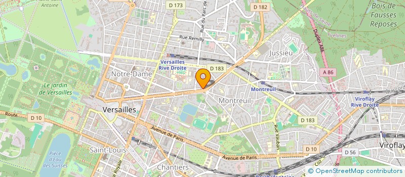 localisation de l'entreprise MONSIEUR FELIX MICHELET à VERSAILLES