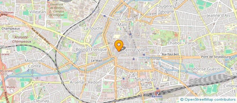 localisation de l'entreprise MONSIEUR FELIX MOREAU  RENNES