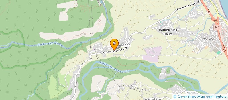 localisation de l'entreprise MONSIEUR FELIX MORIN  SAINT-BENOIT