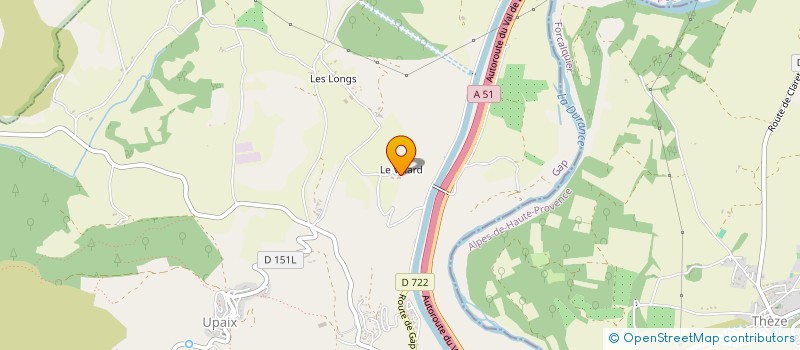 localisation de l'entreprise MONSIEUR FELIX MOULLET  VAL BUECH-MEOUGE