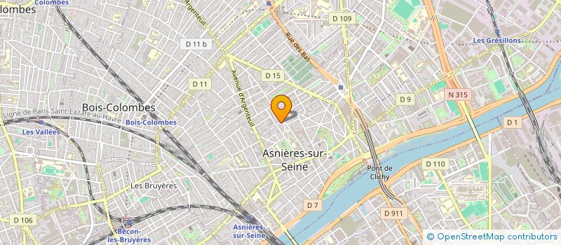 localisation de l'entreprise MONSIEUR FELIX MOURET  ASNIERES-SUR-SEINE