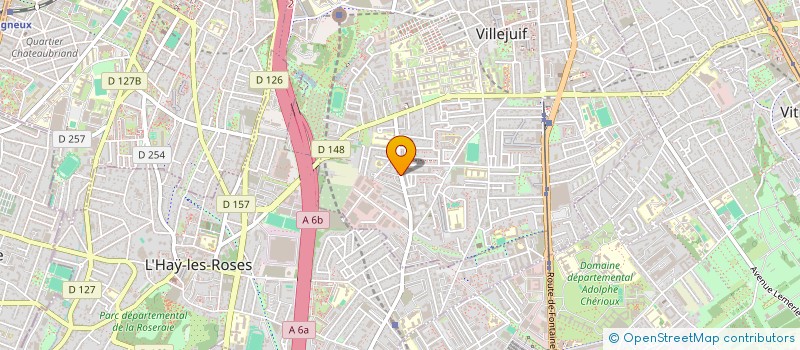 localisation de l'entreprise MONSIEUR FELIX MOUTOUSSAMY  VILLEJUIF