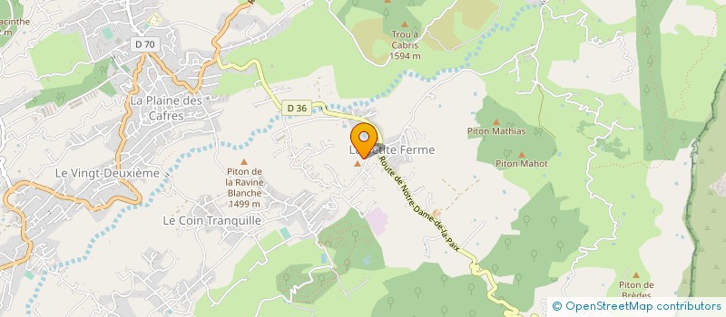 localisation de l'entreprise MONSIEUR FELIX NARSAMAN  LE TAMPON