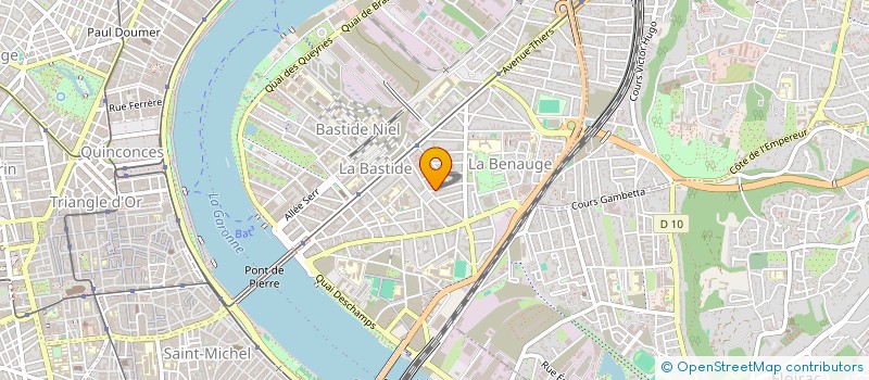 localisation de l'entreprise MONSIEUR FELIX ORIOU  BORDEAUX