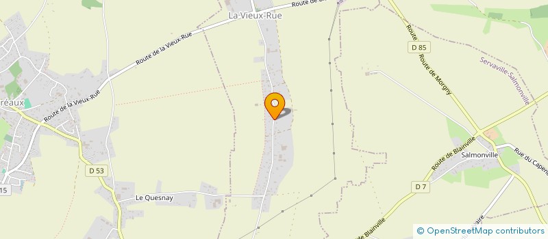 localisation de l'entreprise MONSIEUR FELIX ORMISTON  LA VIEUX-RUE