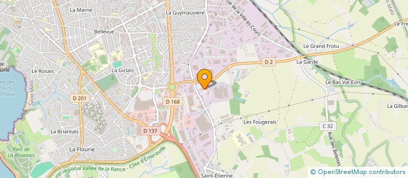 localisation de l'entreprise MONSIEUR FELIX PEPIN NOONE  SAINT-MALO