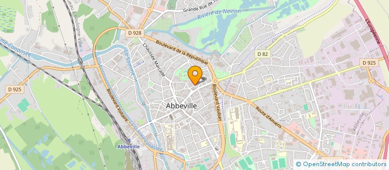 localisation de l'entreprise MONSIEUR FELIX PETIT à ABBEVILLE