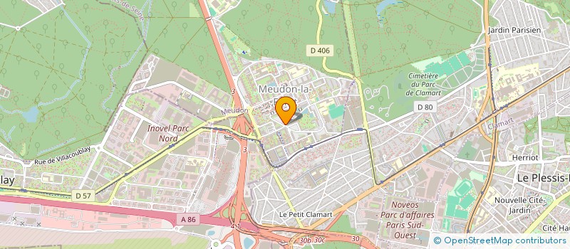 localisation de l'entreprise MONSIEUR FELIX PINHEL  MEUDON