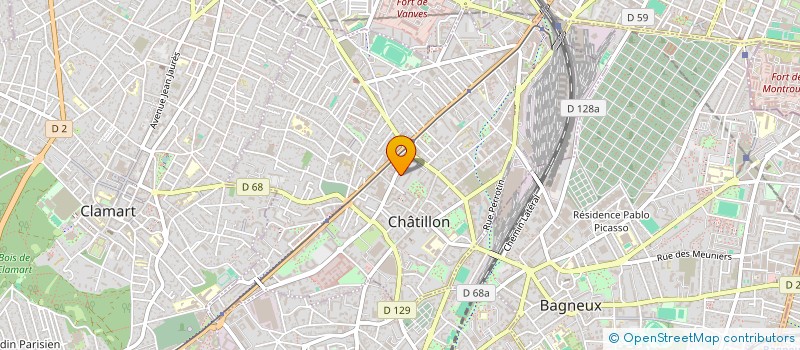 localisation de l'entreprise MONSIEUR FELIX PLANCHAIS POUVERREAU  CHATILLON