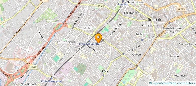 localisation de l'entreprise MONSIEUR FELIX POLLET à CROIX