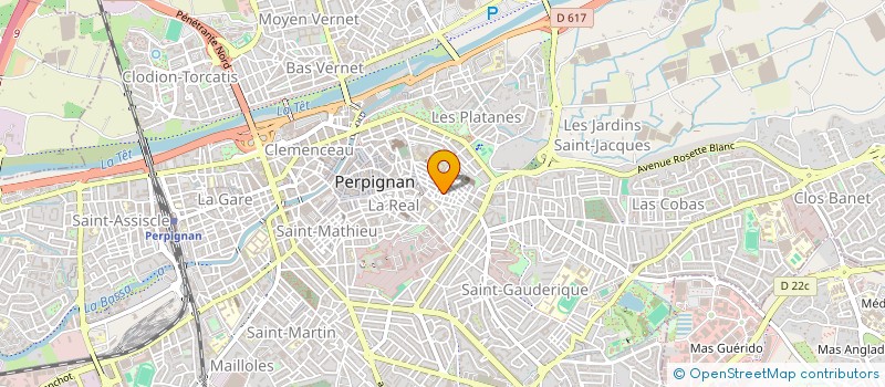 localisation de l'entreprise MONSIEUR FELIX POUBILL  PERPIGNAN