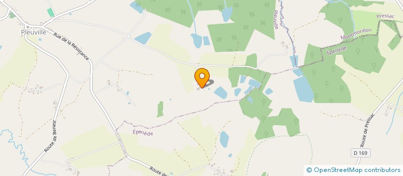 localisation de l'entreprise MONSIEUR FELIX PRENDERGAST  PLEUVILLE