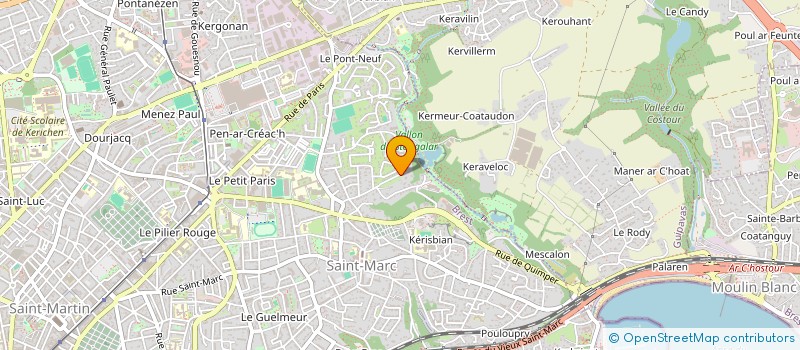 localisation de l'entreprise MONSIEUR FELIX PRUVOT à BREST