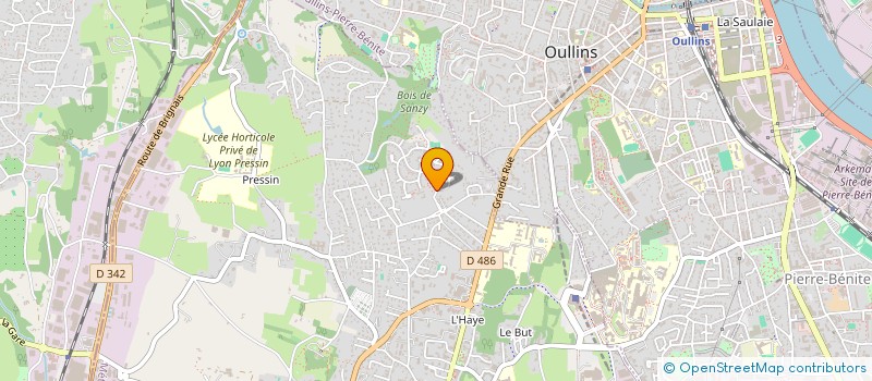 localisation de l'entreprise MONSIEUR FELIX RAFFIN  OULLINS-PIERRE-BENITE