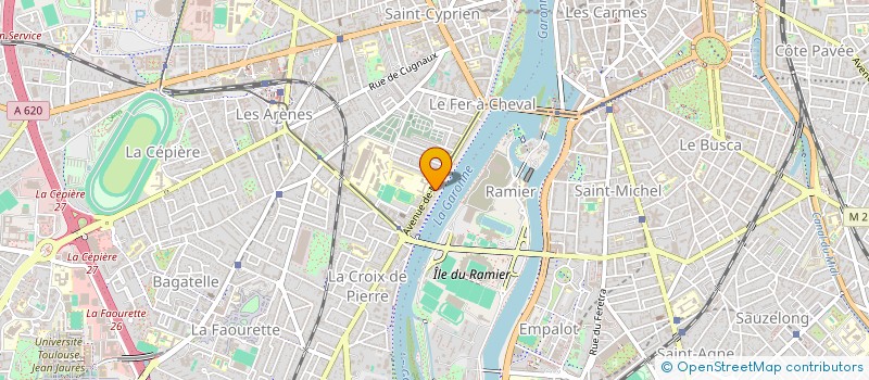 localisation de l'entreprise MONSIEUR FELIX RAMBAULT DE BARALLON  TOULOUSE