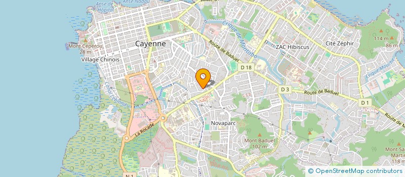 localisation de l'entreprise MONSIEUR FELIX RAMIREZ HOLGUIN  CAYENNE