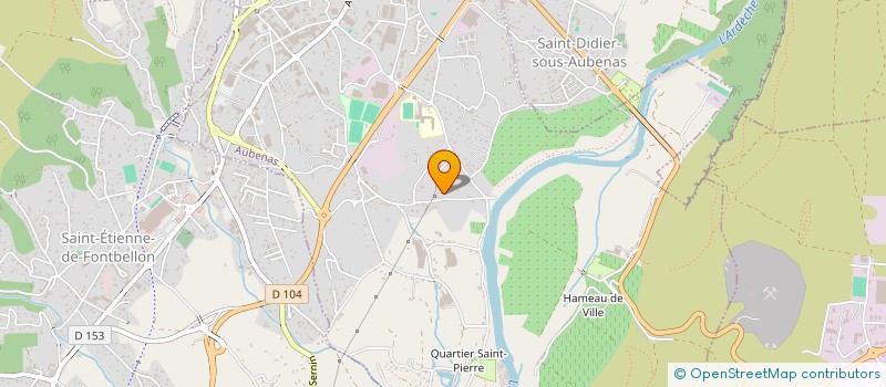 localisation de l'entreprise MONSIEUR FELIX RAPHA à AUBENAS