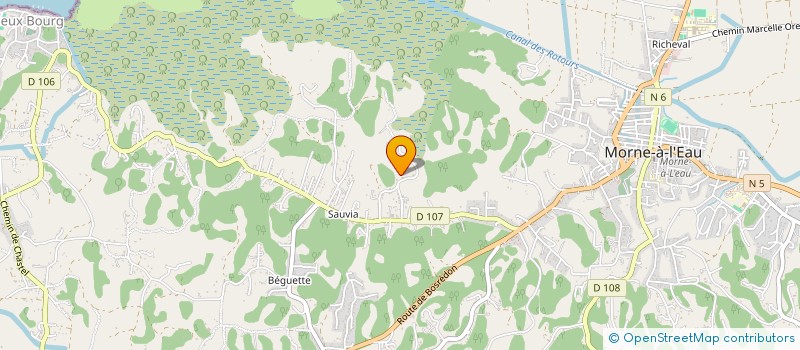 localisation de l'entreprise MONSIEUR FELIX RAYMOND  MORNE A L'EAU