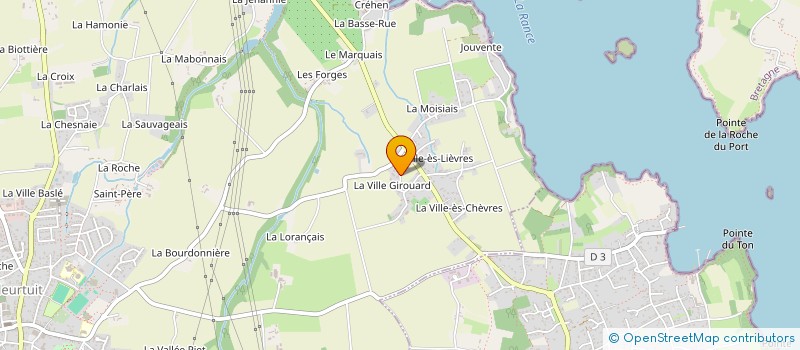 localisation de l'entreprise MONSIEUR FELIX REBATEL  PLEURTUIT