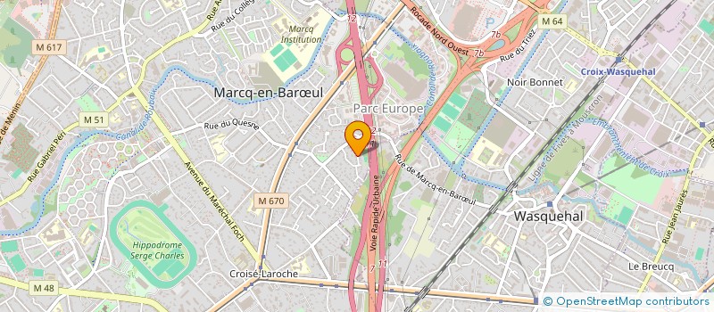 localisation de l'entreprise MONSIEUR FELIX REI à MARCQ-EN-BARŒUL
