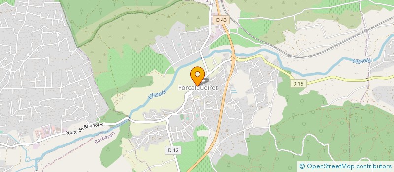 localisation de l'entreprise MONSIEUR FELIX REQUIER  FORCALQUEIRET